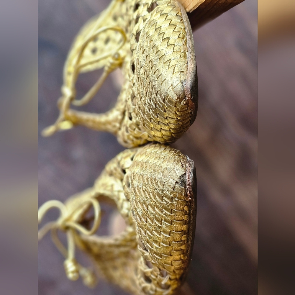 Ulla Johnson Belen Flats Gold - Picture 3 of 10